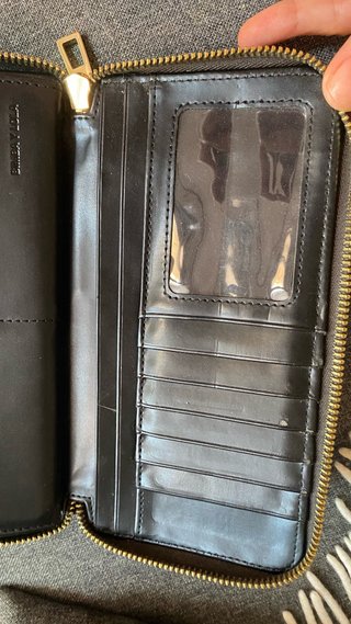 Bimba y Lola Cartera Negra Cremallera
