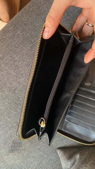Bimba y Lola Cartera Negra Cremallera