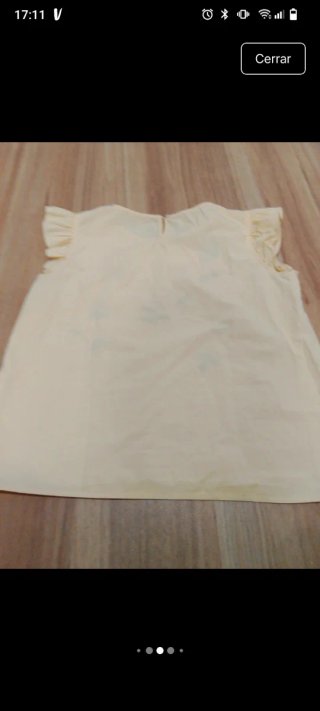 Blusa Coconut Fashion Talla M Flores Bordadas