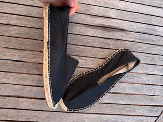 Alpargatas Negras Talla 41