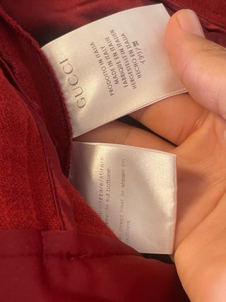 Pantalones Gucci Rojos