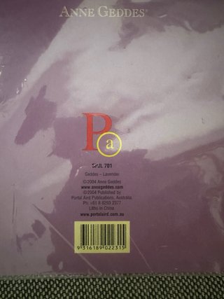 Cuaderno Anne Geddes NUEVO