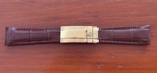 Brazalete de cuero valido para Rolex 20mm