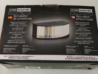 Simulador de presencia Home Shadows, compacto