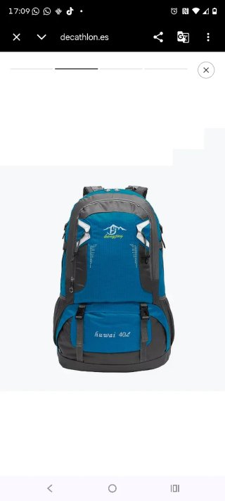 Mochila OZIO FITNESS Azul 40L