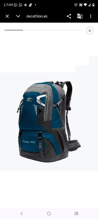 Mochila OZIO FITNESS Azul 40L