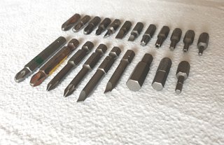 Inserti trapano avvitatore 1/4 assortiti set 21 pz
