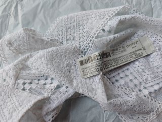 Conjunto Lencero de Encaje Blanco Boho Oysho