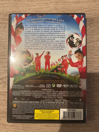 DVD Charlie y la Fábrica de Chocolate