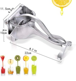 Exprimidor de aluminio para cítricos
