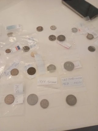 Lote monedas antiguas varios países antiguas