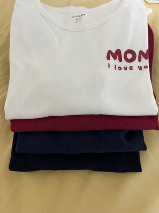 Pack 4 camisetas Kiabi niña Talla 4