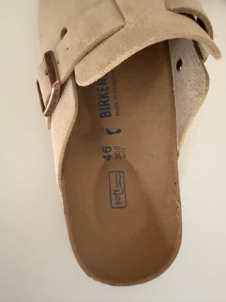 Zuecos Birkenstock Beige