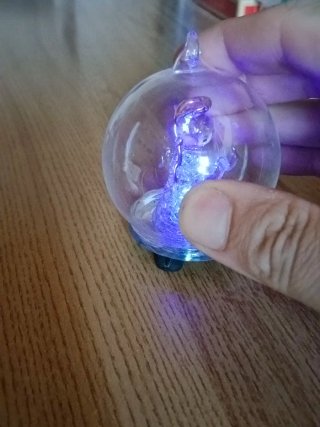 Lampada Angelo Vetro Oro Trasparente