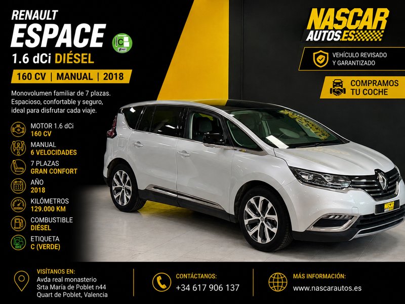 Renault Espace 1.6 DCI Twin T. Zen Aut. 5p 2018