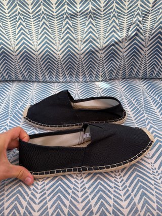 Alpargatas Negras Talla 44 Nuevas