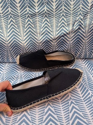 Alpargatas Negras Talla 44 Nuevas