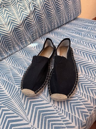 Alpargatas Negras Talla 44 Nuevas