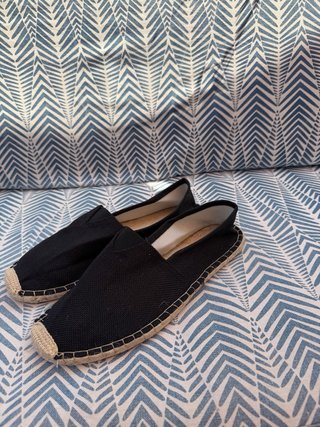 Alpargatas Negras Talla 44 Nuevas