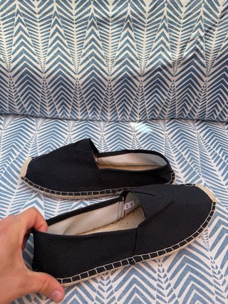 Alpargatas Negras Talla 44 Nuevas
