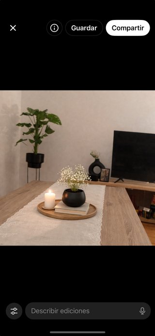 Mesa de comedor con 4 sillas