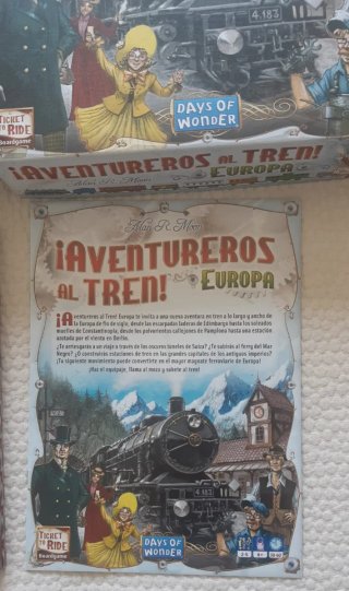 ¡Aventureros al Tren! Europa Juego de Mesa