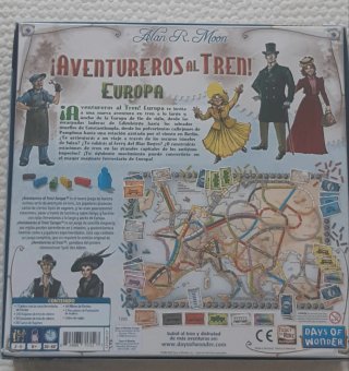 ¡Aventureros al Tren! Europa Juego de Mesa