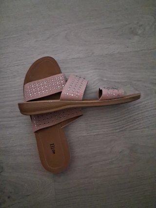 Chanclas/Sandalias Verano Mujer Rosas Brillantes