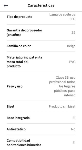 Suelo vinílico SPC clic Zaragoza