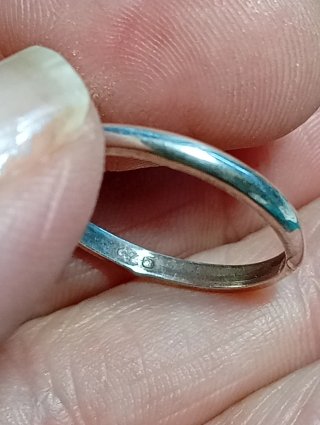Anillo Plata Ley rubí facetado