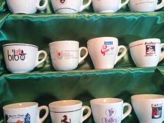 Tazzine caffè pubblicitarie