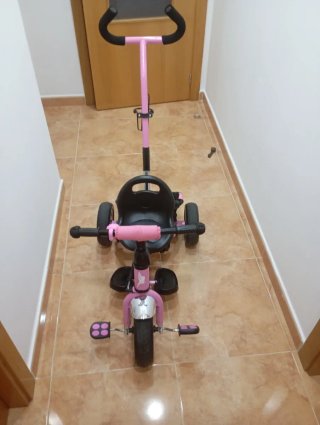 Triciclo infantil rosa