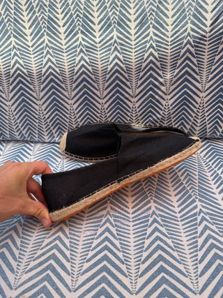 Alpargatas Negras Talla 45