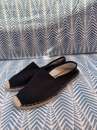 Alpargatas Negras Talla 45