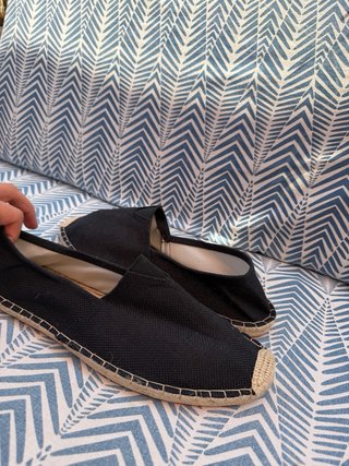 Alpargatas Negras Talla 45