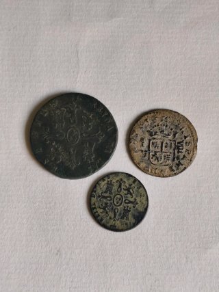 Lote 3 Monedas Españolas Antiguas