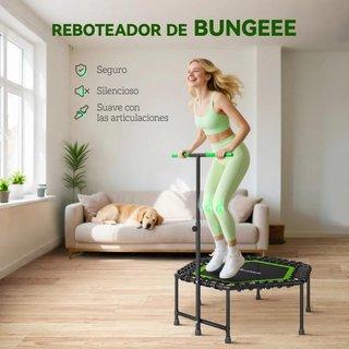 Trampolín Fitness 114cm Mango Ajustable 3 Niveles