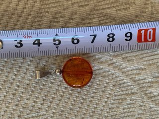 Colgante Ámbar y Plata 925