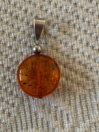 Colgante Ámbar y Plata 925