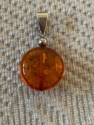 Colgante Ámbar y Plata 925
