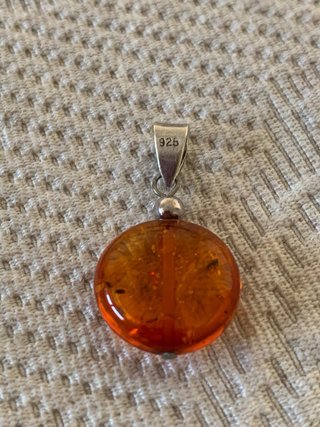 Colgante Ámbar y Plata 925
