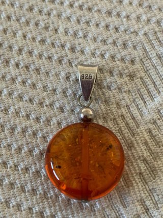Colgante Ámbar y Plata 925