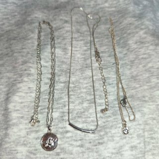 Set 3 Collares Aleación Zinc