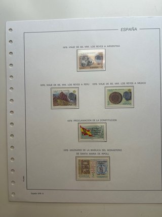 Francobolli Spagna 1978 Militari e Personaggi