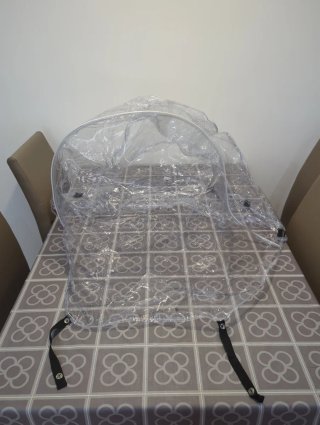 Plástico protector lluvia para carrito bebé