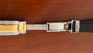 Brazalete Rolex Oysterflex Negro/Dorado