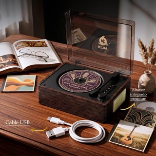 NUEVO! Reproductor CD Bluetooth Madera