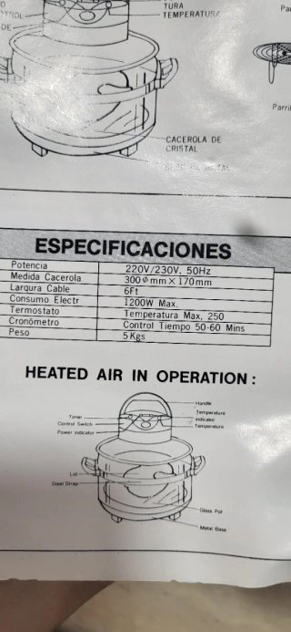 Horno de convección CF