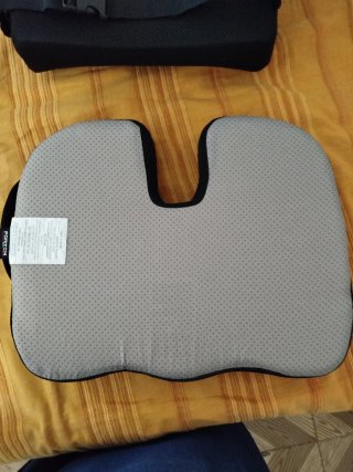 Cojín Lumbar y Asiento Fortem Negro
