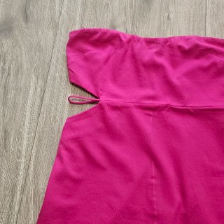 Vestido mini fucsia